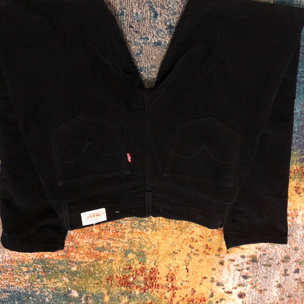 Black Corduroy Levi, worm once